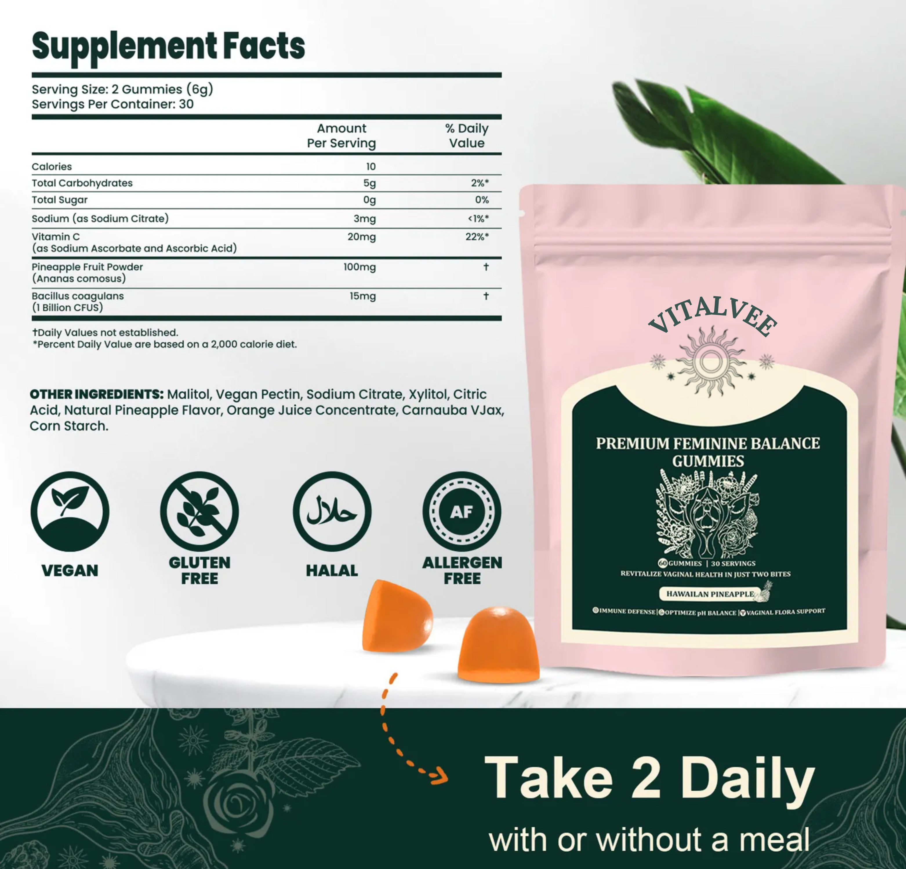 VitalVee Feminine Balance Gummies