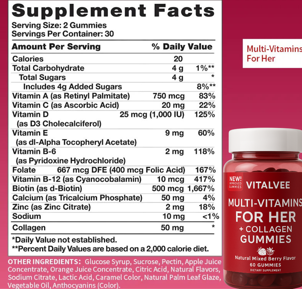 Feminine Balance Multivitamin Collagene